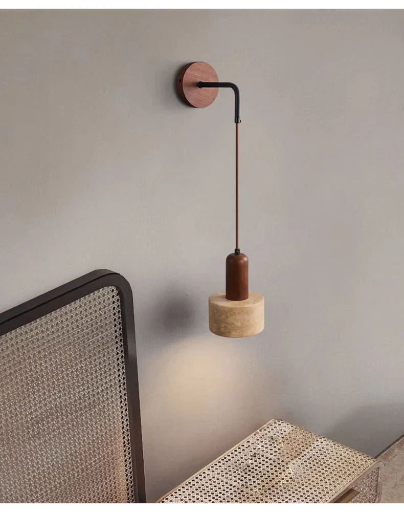 Zen Minimalist Wall-Mounted Bedside Lamp