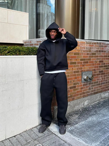 Men’s Oversized Hoodie Tracksuit | Urban Comfort Outfit