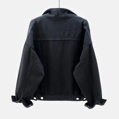 Women’s Denim Jacket | Casual Jean Jacket with Button Front