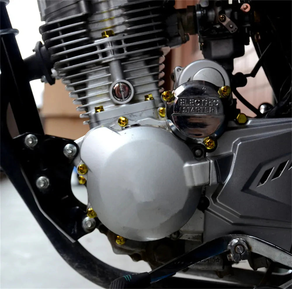 Motorcycle Bolt Covers | Protective Wheel Cap Set