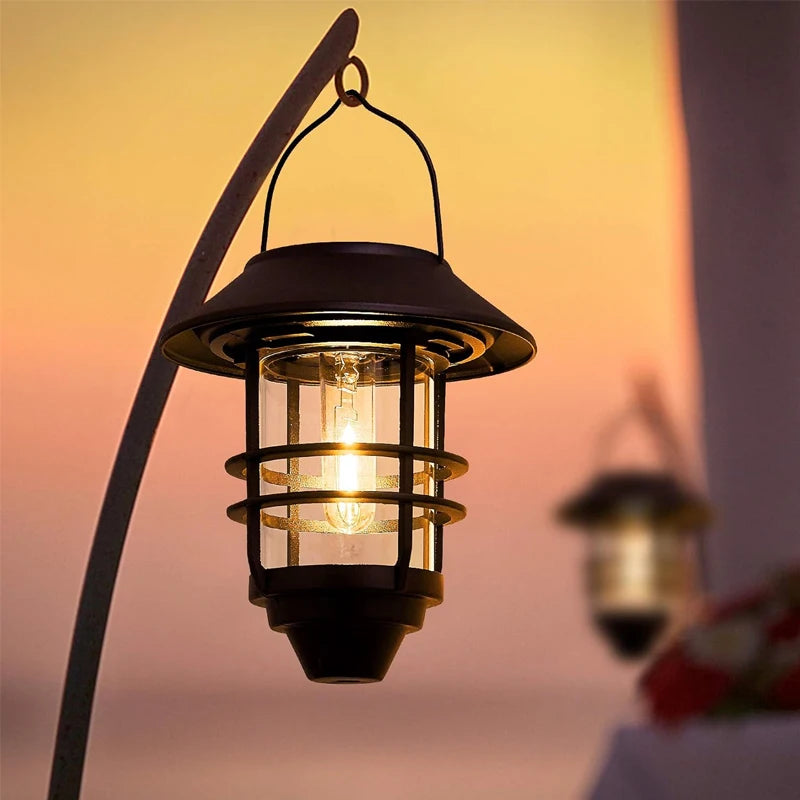 Solar Lantern Wall Light