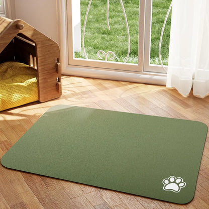 Non-Slip Pet Food Mat | Easy-Clean Surface for Dogs & Cats