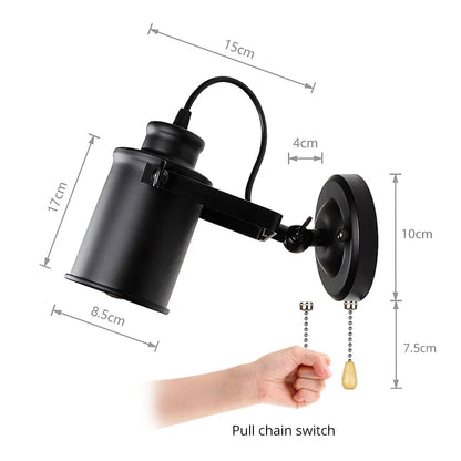 Industrial Wall Spotlight Lamp – Adjustable Indoor Wall Light