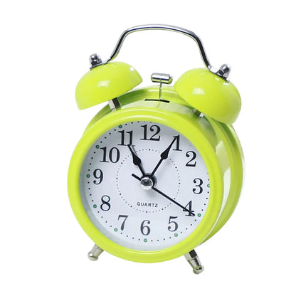 Classic Twin Bell Alarm Clock | Retro Desk Design