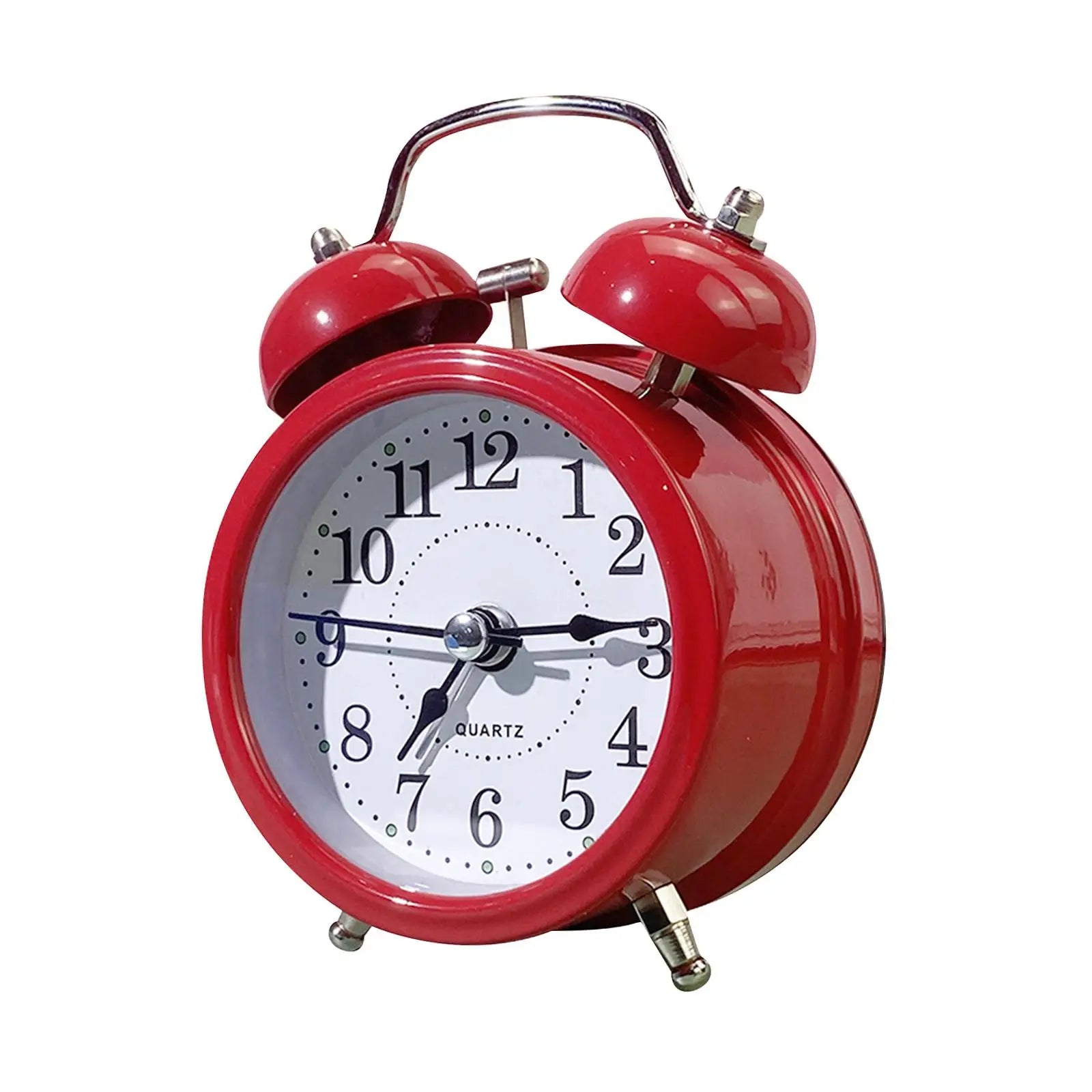 Classic Twin Bell Alarm Clock | Retro Desk Design