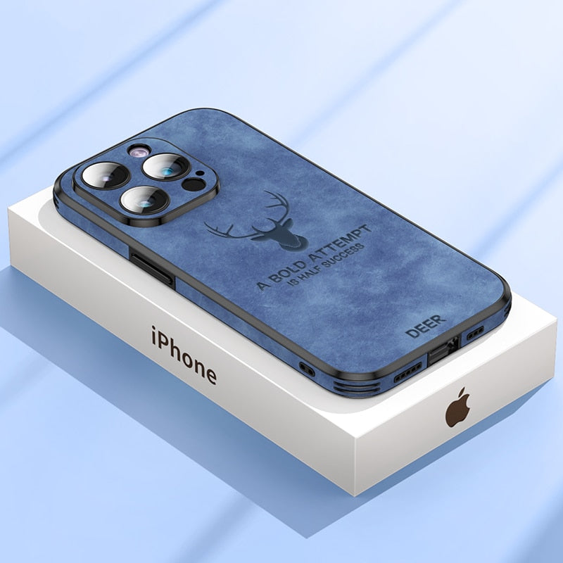 Real Leather iPhone Case | Shockproof, Stylish & Slim Design