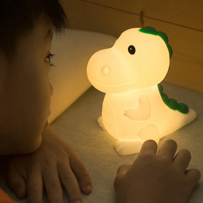 DinoGlow - Rechargeable Night Light with 7 Colors