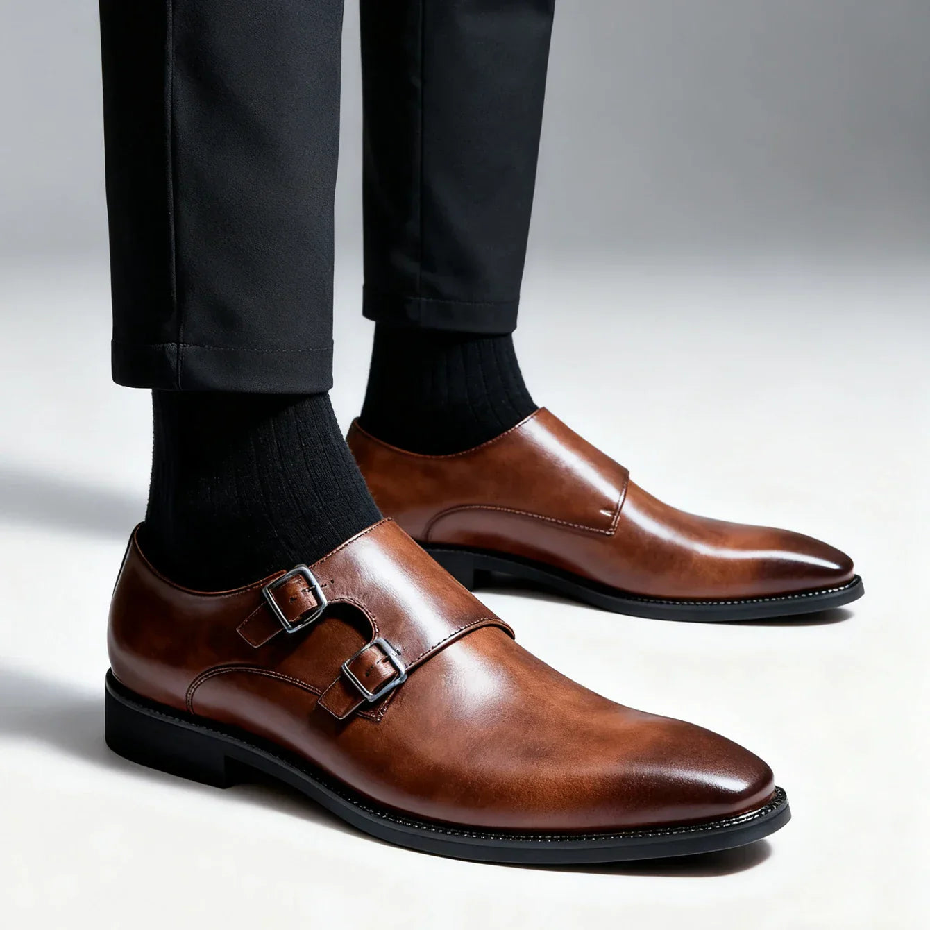Men’s Dress Shoes | Classic Double Strap Footwear