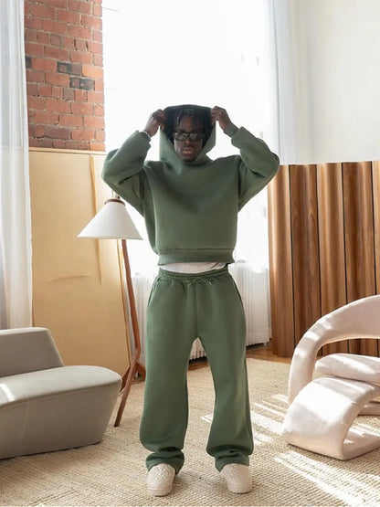 Men’s Oversized Hoodie Tracksuit | Urban Comfort Outfit