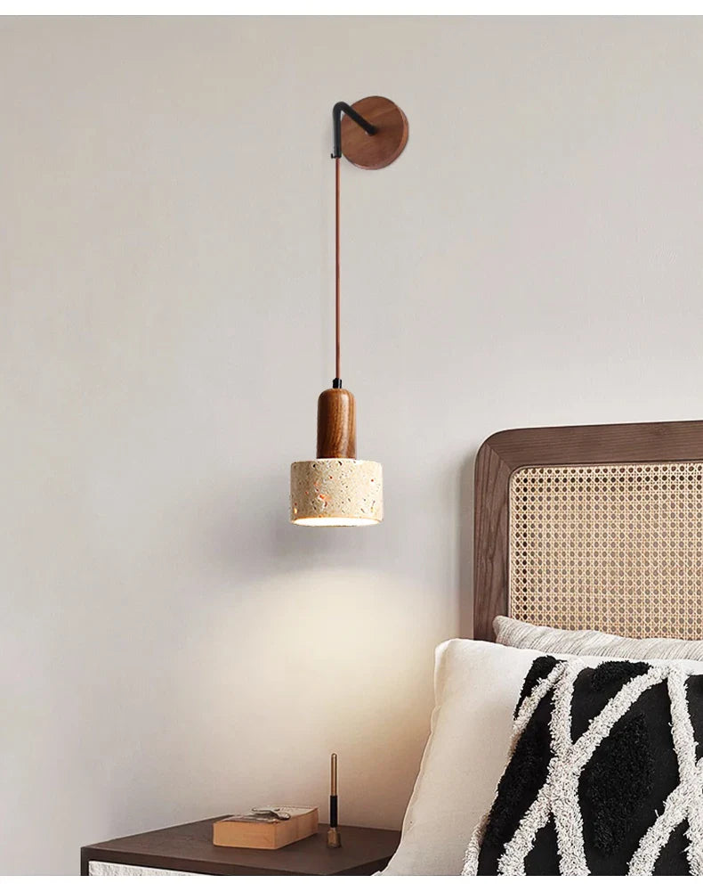 Zen Minimalist Wall-Mounted Bedside Lamp
