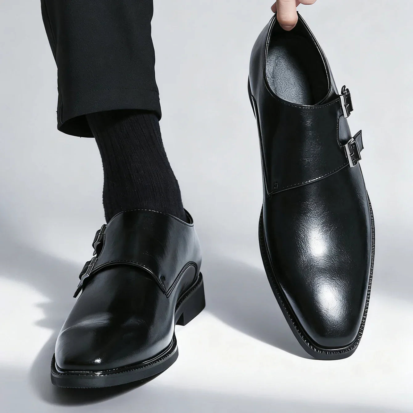 Men’s Dress Shoes | Classic Double Strap Footwear