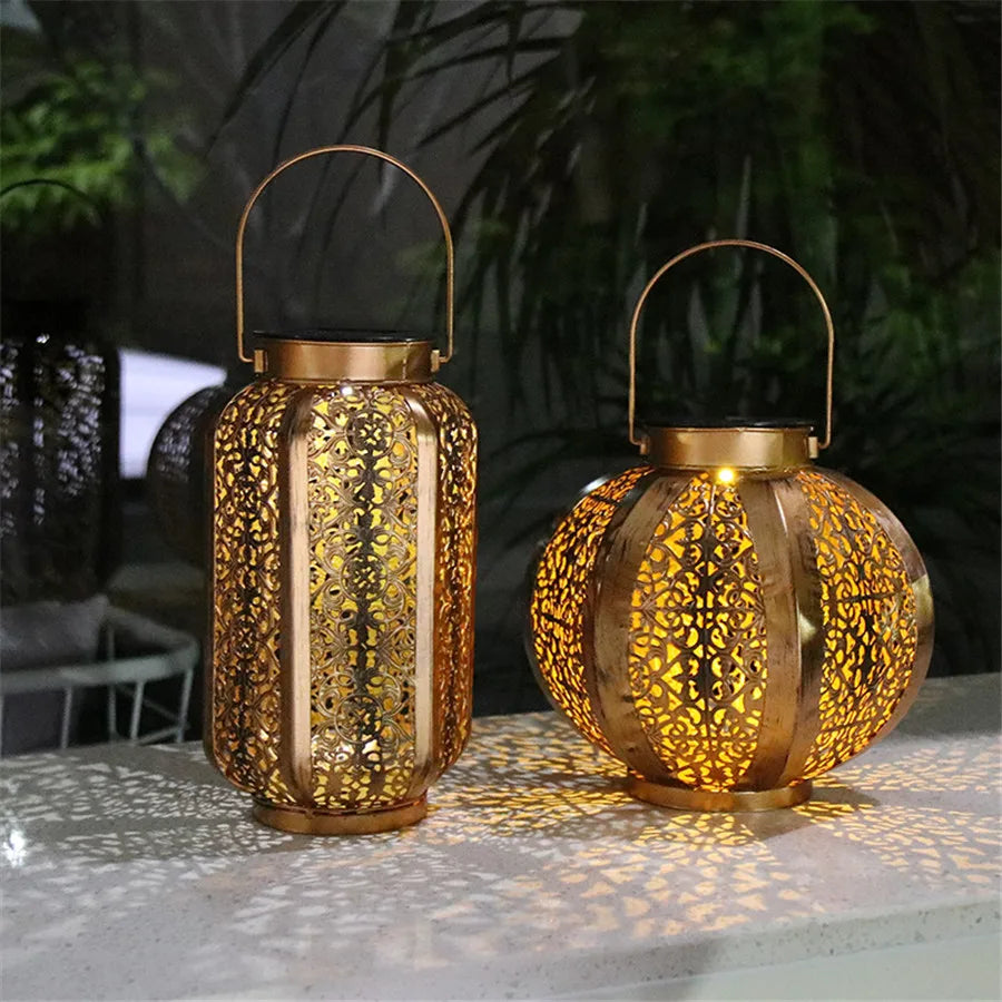 Solar Art Deco Lantern