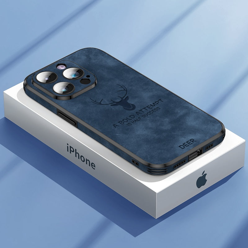 Real Leather iPhone Case | Shockproof, Stylish & Slim Design