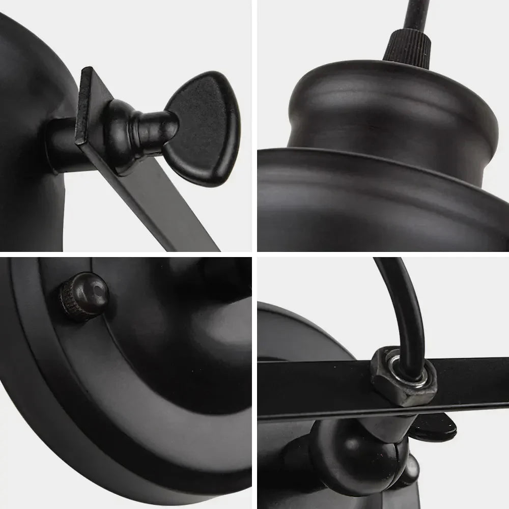 Industrial Wall Spotlight Lamp – Adjustable Indoor Wall Light