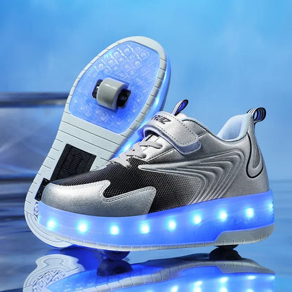 LichtRiders LED Roller Shoes | Light-Up Skates for Kids