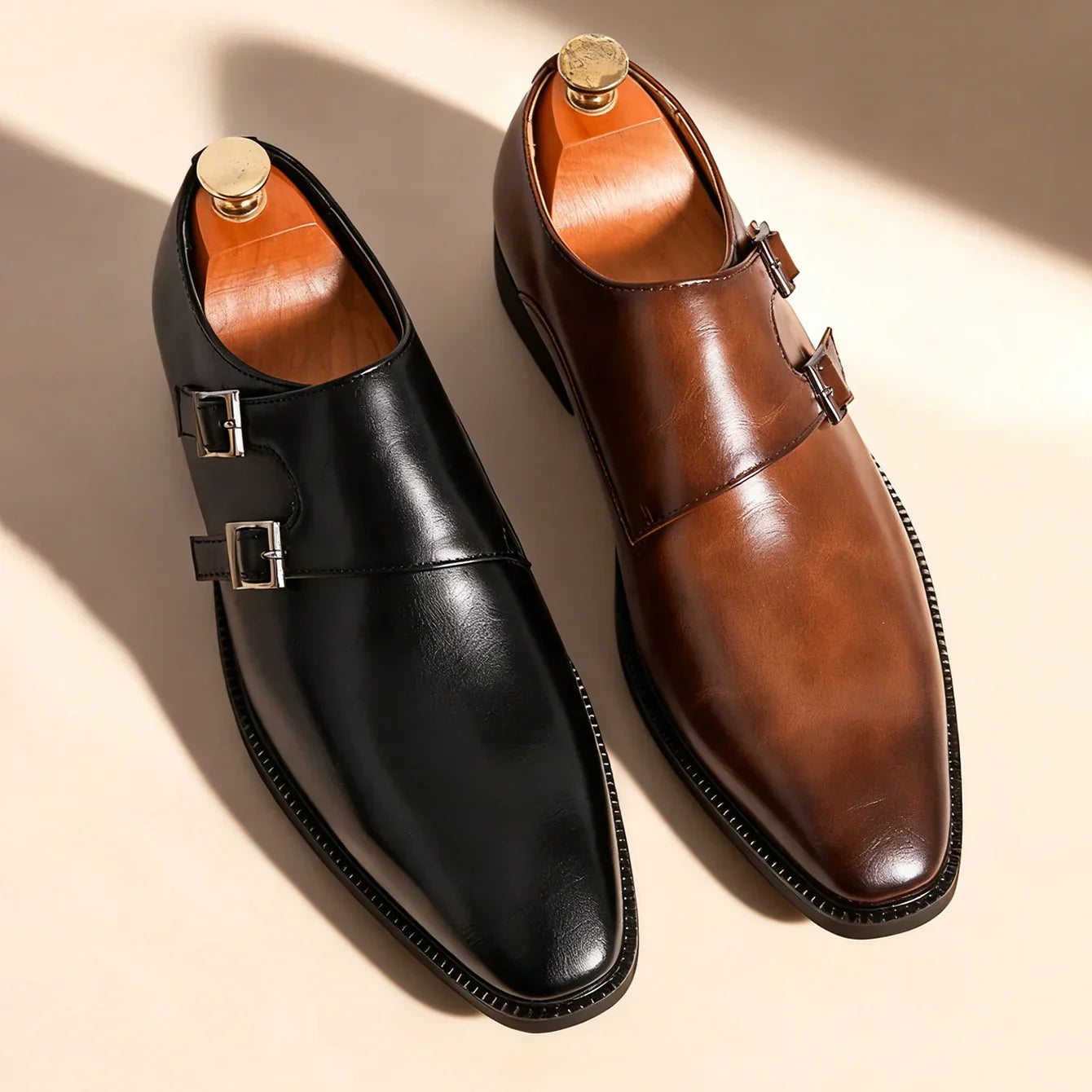 Men’s Dress Shoes | Classic Double Strap Footwear
