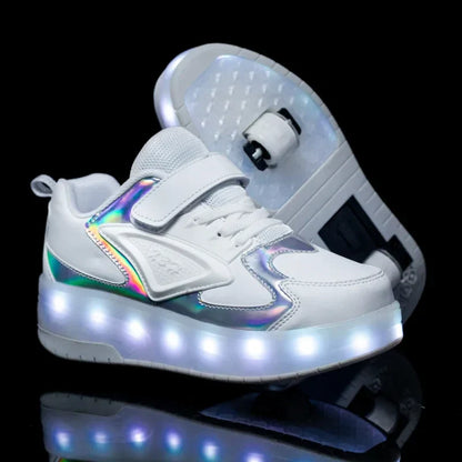 LichtRiders LED Roller Shoes | Light-Up Skates for Kids