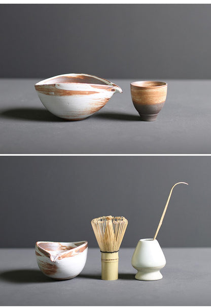 Traditional Japanese Tea Macha Set | Ceramic