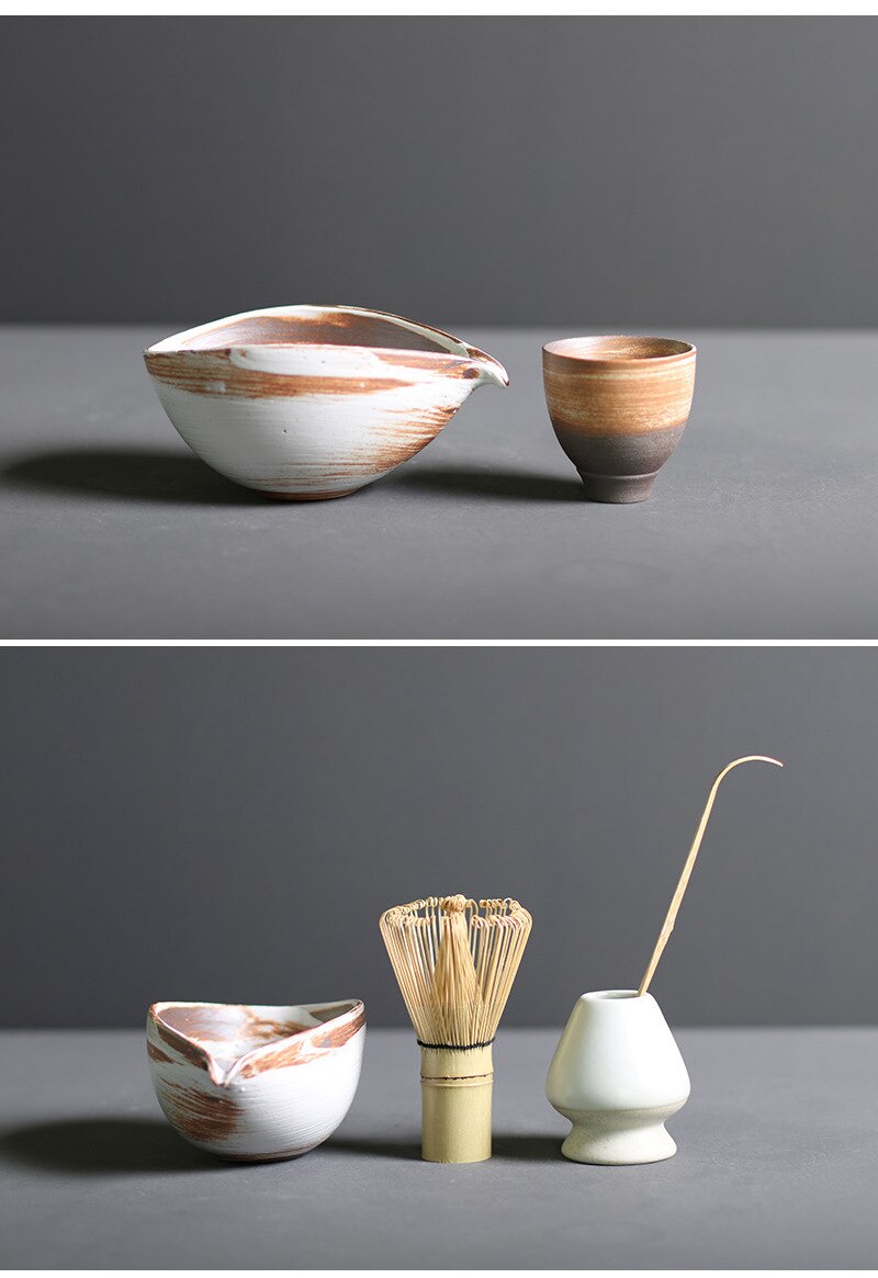 Traditional Japanese Tea Macha Set | Ceramic