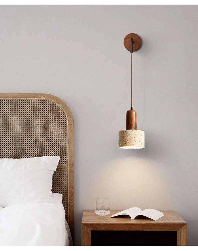 Zen Minimalist Wall-Mounted Bedside Lamp
