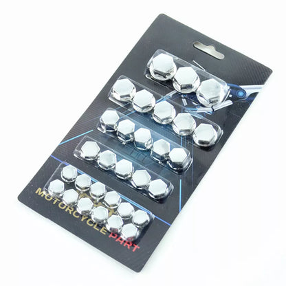 Motorcycle Bolt Covers | Protective Wheel Cap Set