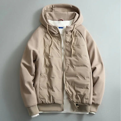 Men’s Hooded Jacket | Warm Puffer Style Jacket