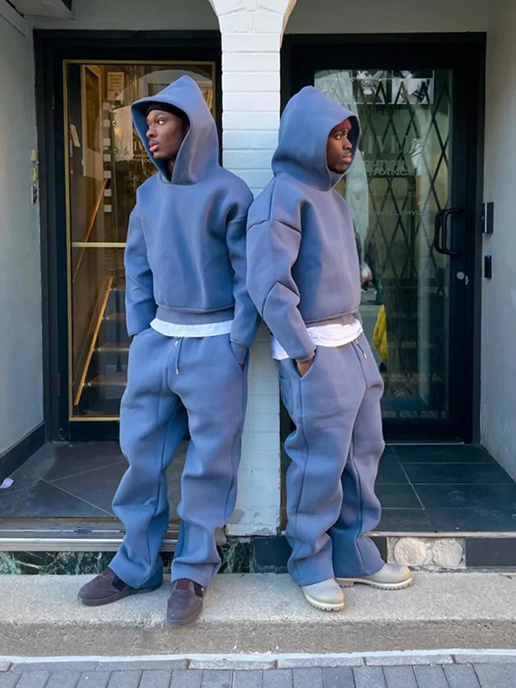 Men’s Oversized Hoodie Tracksuit | Urban Comfort Outfit