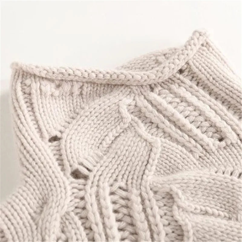 Women’s High Neck Knit Sweater | Elegant Casual Style