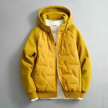 Men’s Hooded Jacket | Warm Puffer Style Jacket