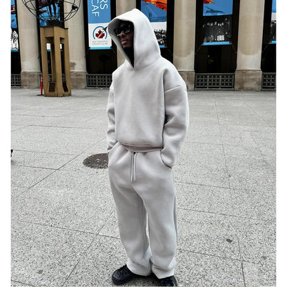 Oversized Hoodie Tracksuit Set for Men