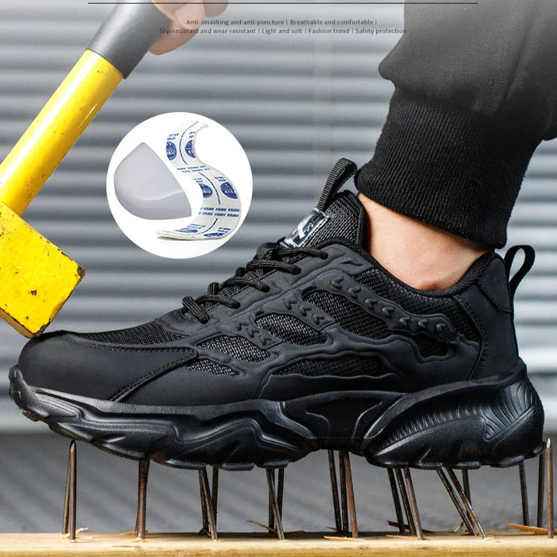 Steel Toe Safety Shoes | Durable Men’s Protective Work Footwear