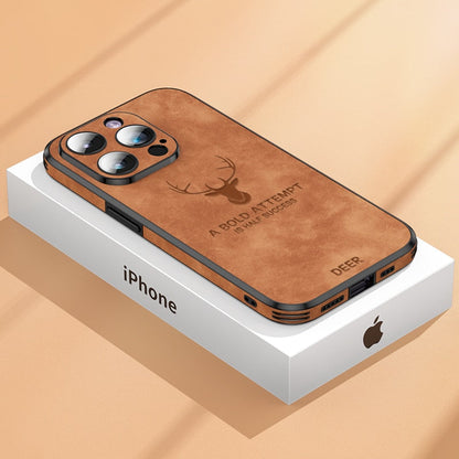 Real Leather iPhone Case | Shockproof, Stylish & Slim Design