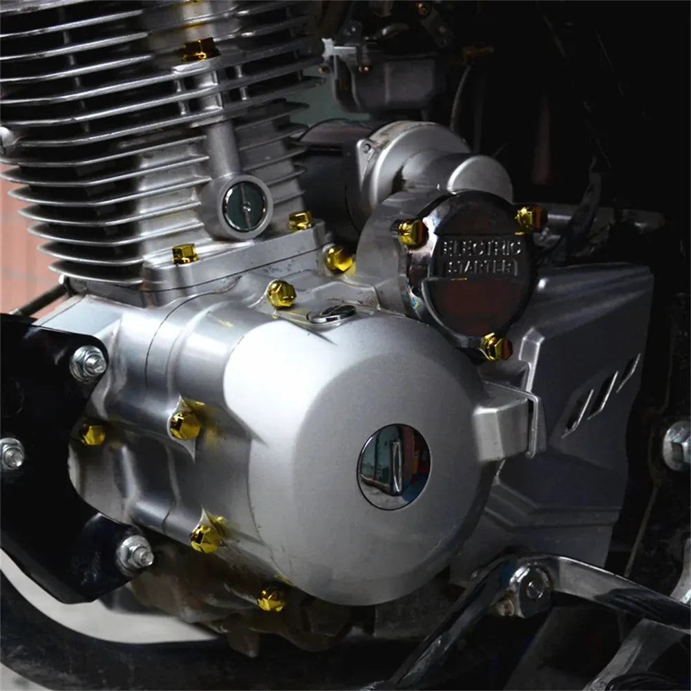 Motorcycle Bolt Covers | Protective Wheel Cap Set