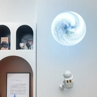 Astronaut Wall-Mounted Kids’ Bedside Lamp
