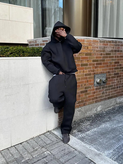 Men’s Oversized Hoodie Tracksuit | Urban Comfort Outfit