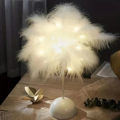 Dreamy Feather Glow Lamp