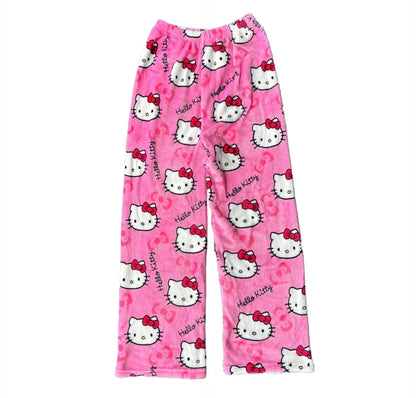 Cozy Cartoon Print Pajama Pants | Women’s Sleepwear