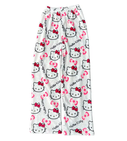 Cozy Cartoon Print Pajama Pants | Women’s Sleepwear