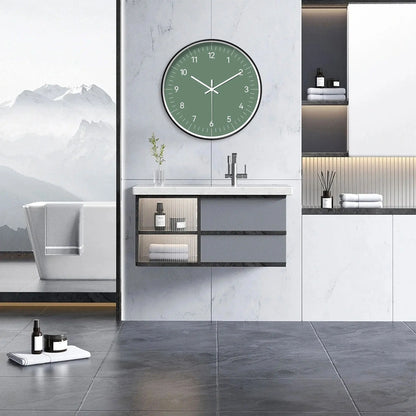 Minimalist Round Wall Clock | Quiet Movement Design