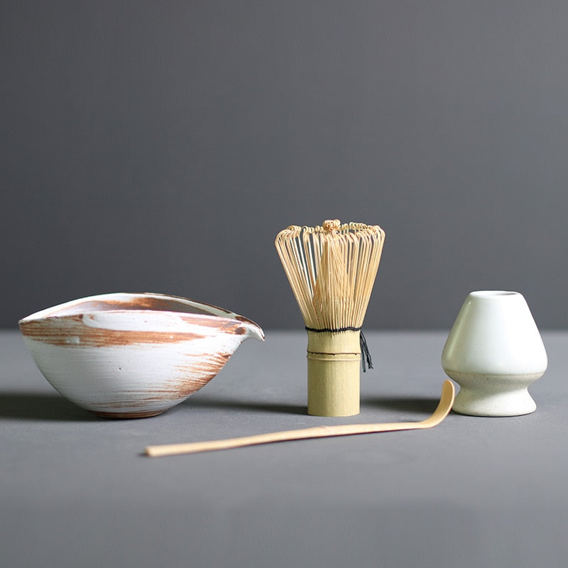 Traditional Japanese Tea Macha Set | Ceramic