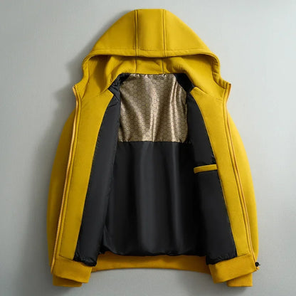 Men’s Hooded Jacket | Warm Puffer Style Jacket