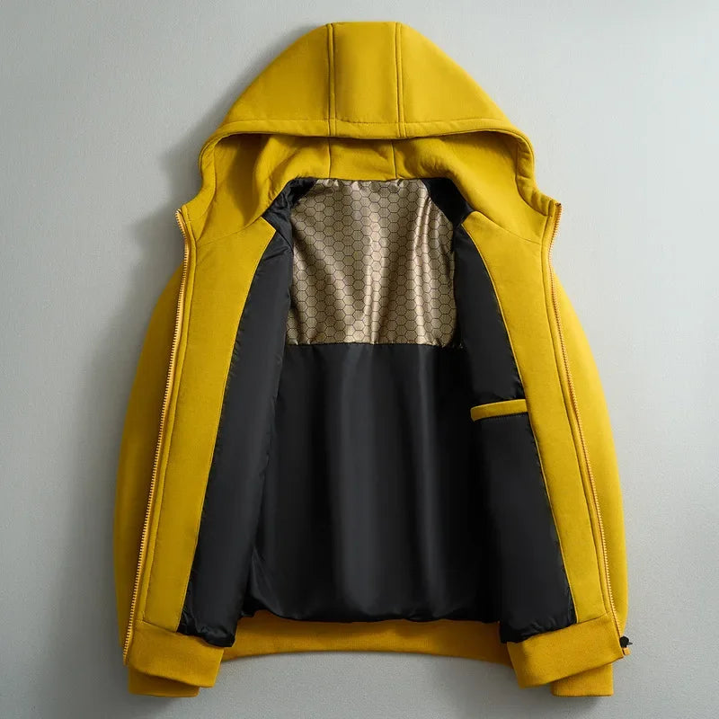 Men’s Hooded Jacket | Warm Puffer Style Jacket