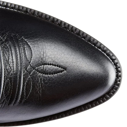 Stylish Men’s Cowboy Boots – Leather with Embossed Design
