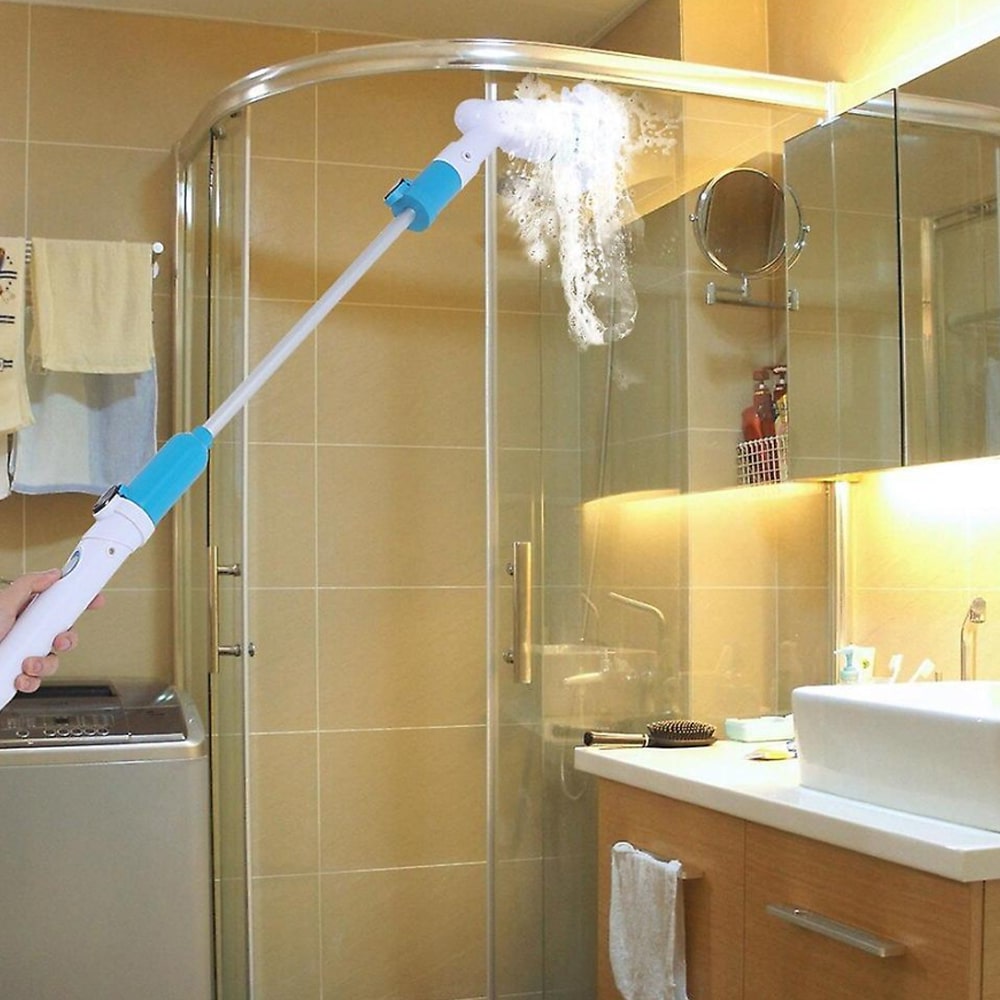 Electric Spin Scrubber with 3 Brush Heads – Cordless, Rechargeable & Versatile Cleaning Tool