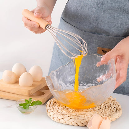Non-Stick Silicone Utensil Set | Bamboo Handle Eco Cooking Tools