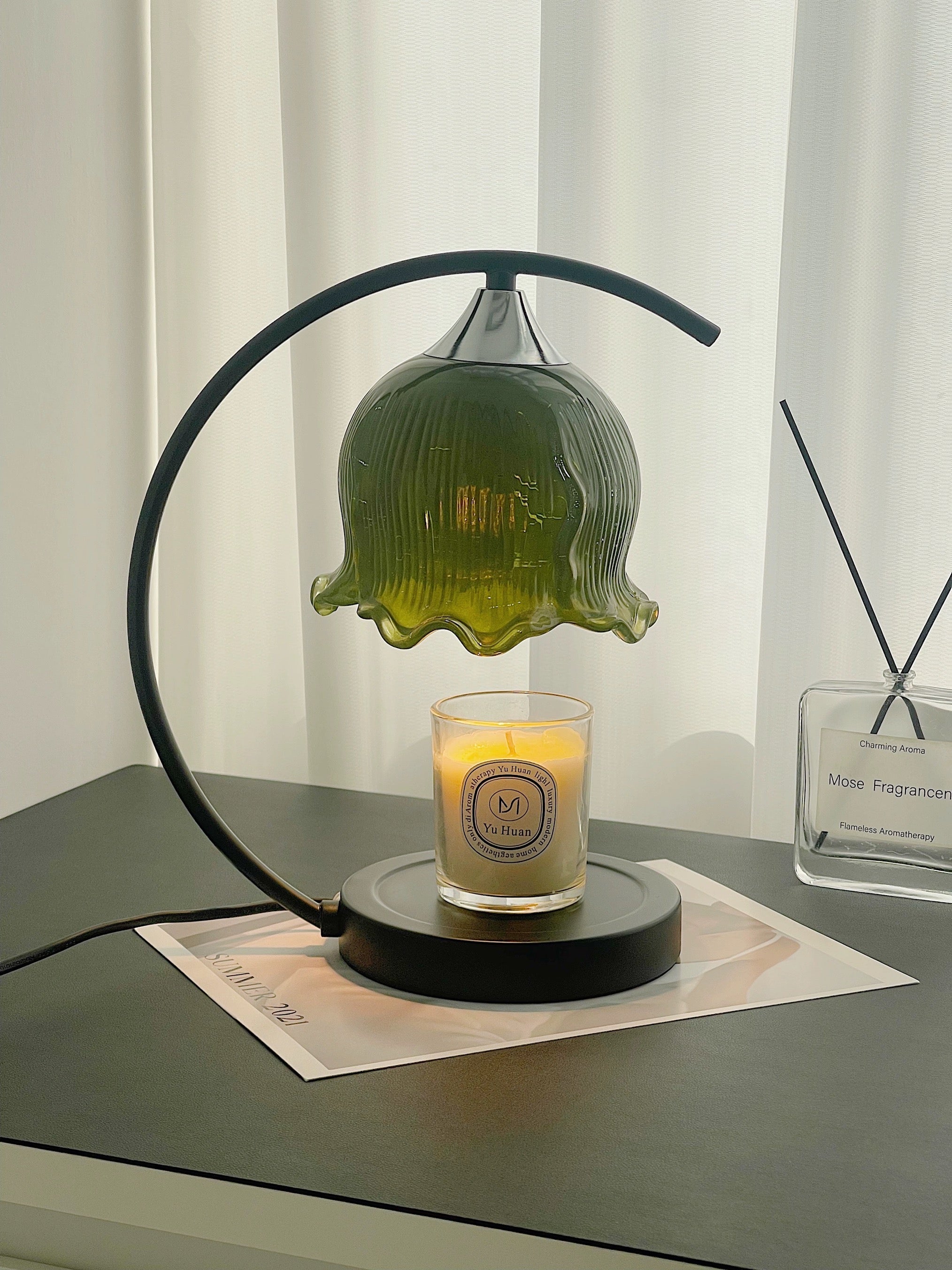 Tulip Candle Warmer Table Lamp