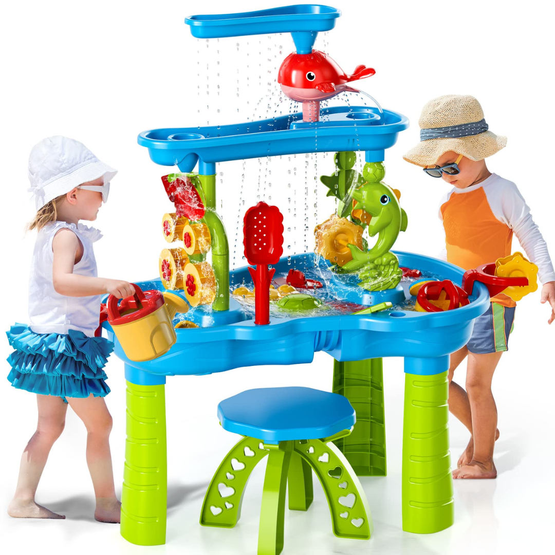 Splash Fun Water Table | Interactive Outdoor Play Table for Kids