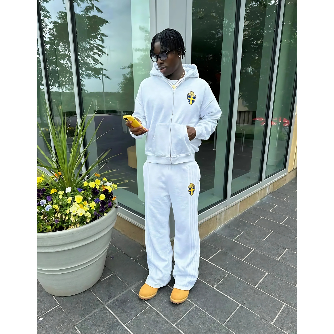 Men’s Sweden Hoodie Tracksuit | Relaxed Fit Tracksuit Set