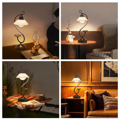 V05 Vintage Flower Table Lamp - Dimmable LED Nightstand Lamps