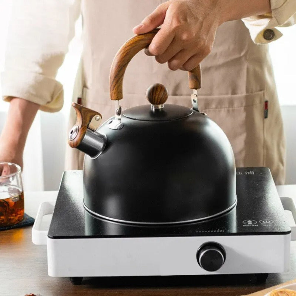 Stainless Steel Whistling Kettle | Elegant Tea Water Boiler